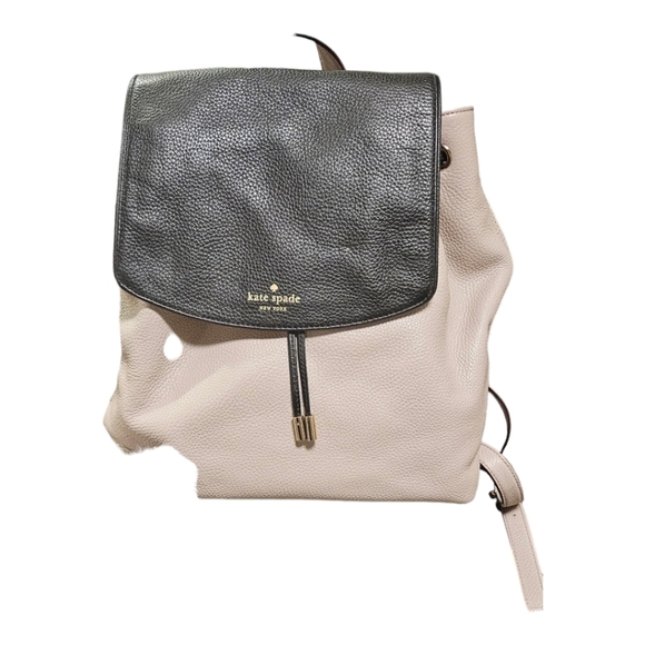 Kate Spade Taupe and Black Backpack Size Large - Picture 2 of 13